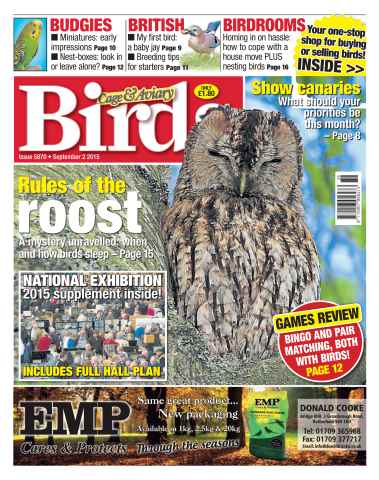 Cage & Aviary Birds issue No. 5870 Rules of the roost