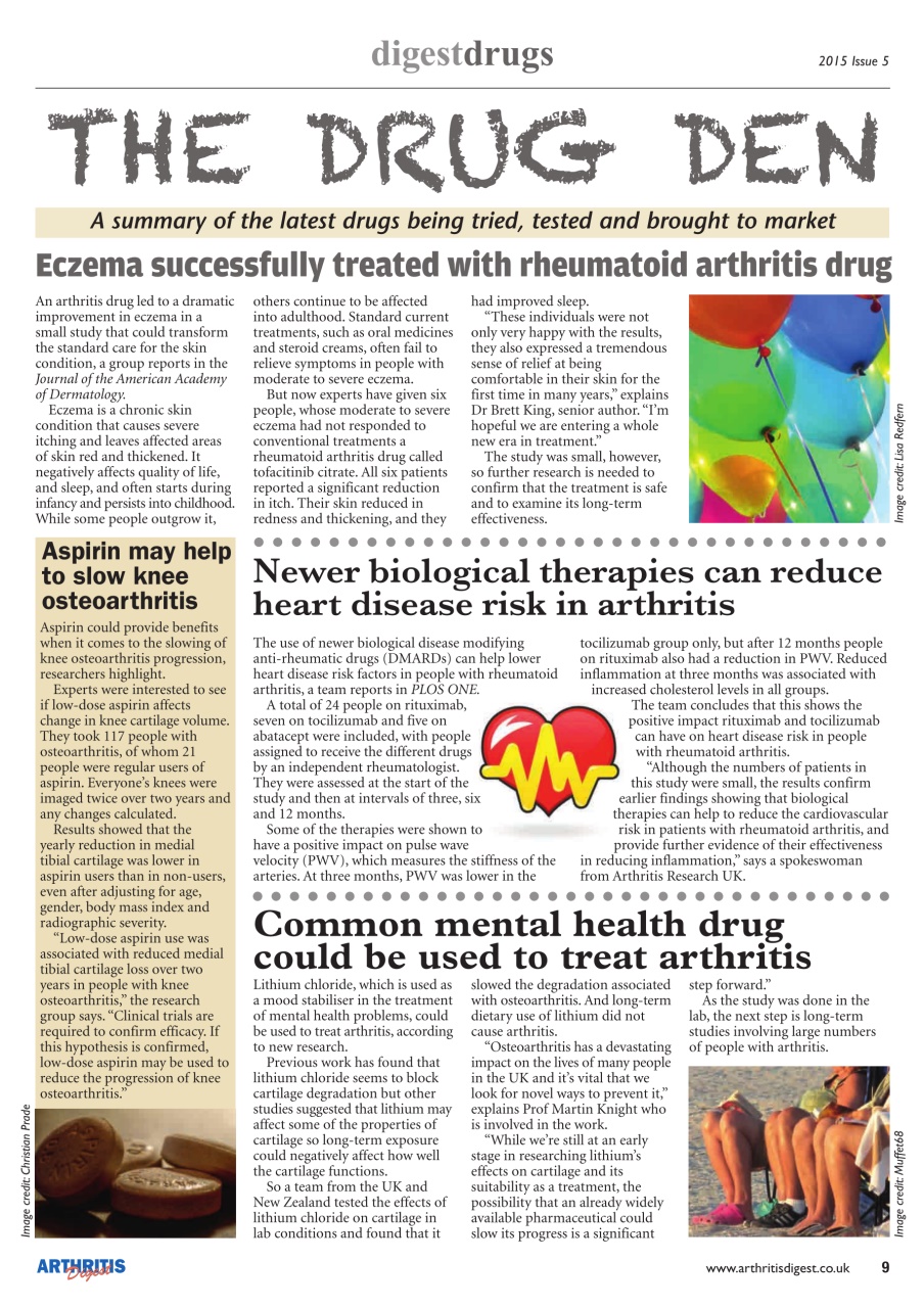 Arthritis Digest Preview Pages