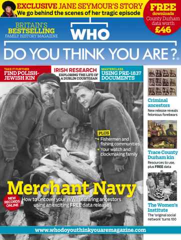 Who Do You Think You Are? issue September 2015