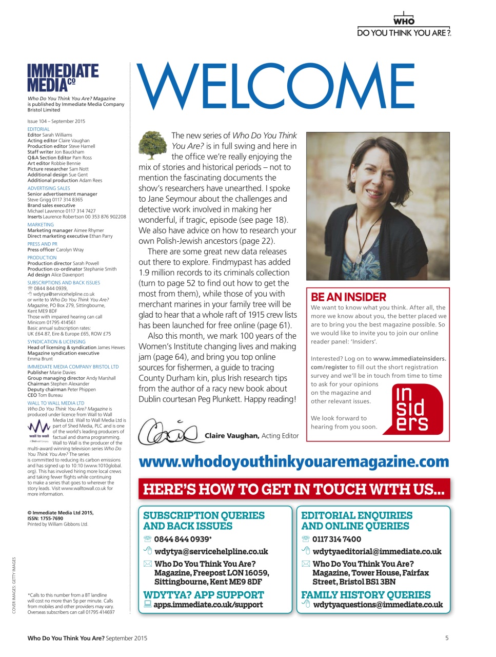 Who Do You Think You Are? Preview Pages