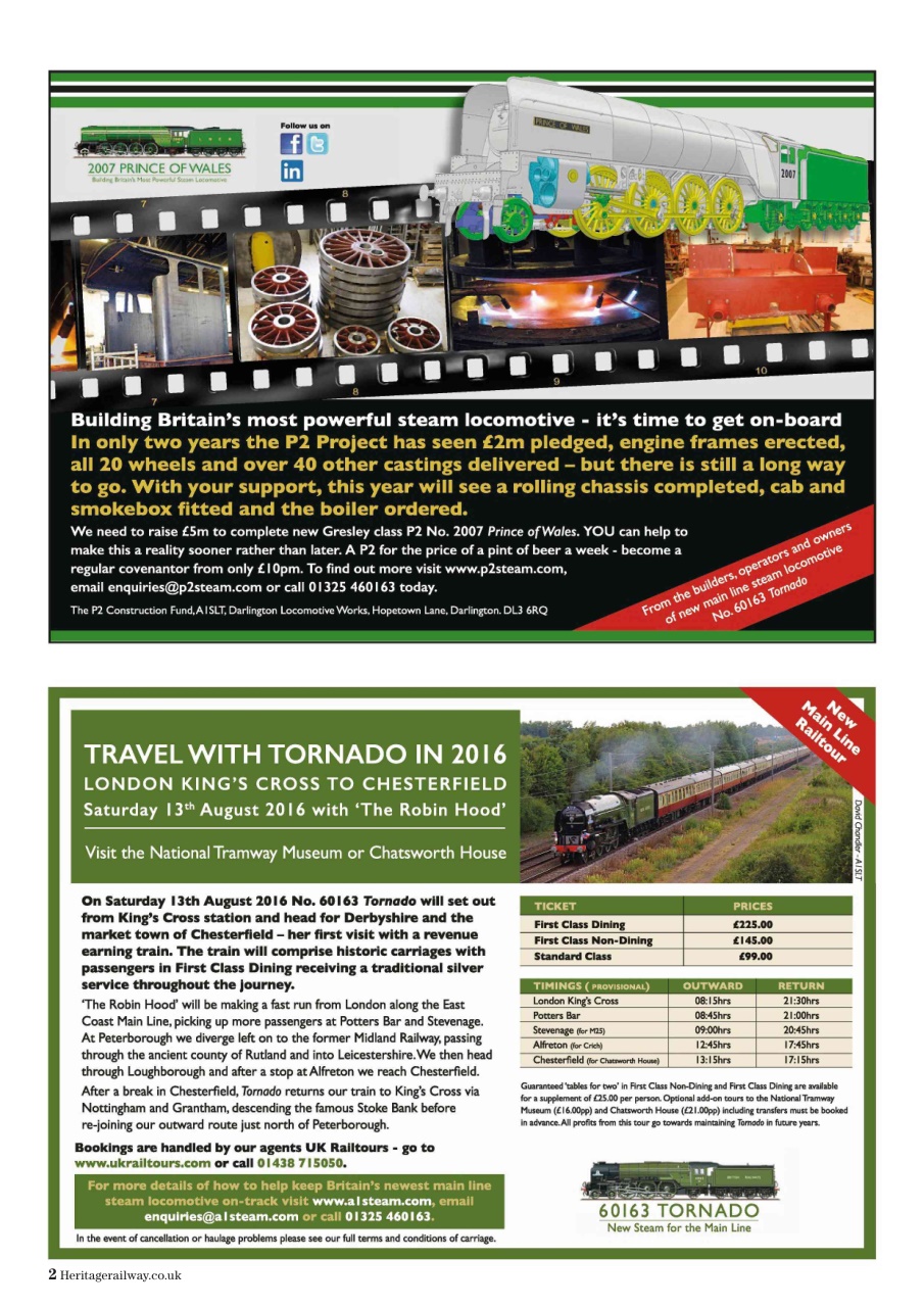 Heritage Railway Preview Pages