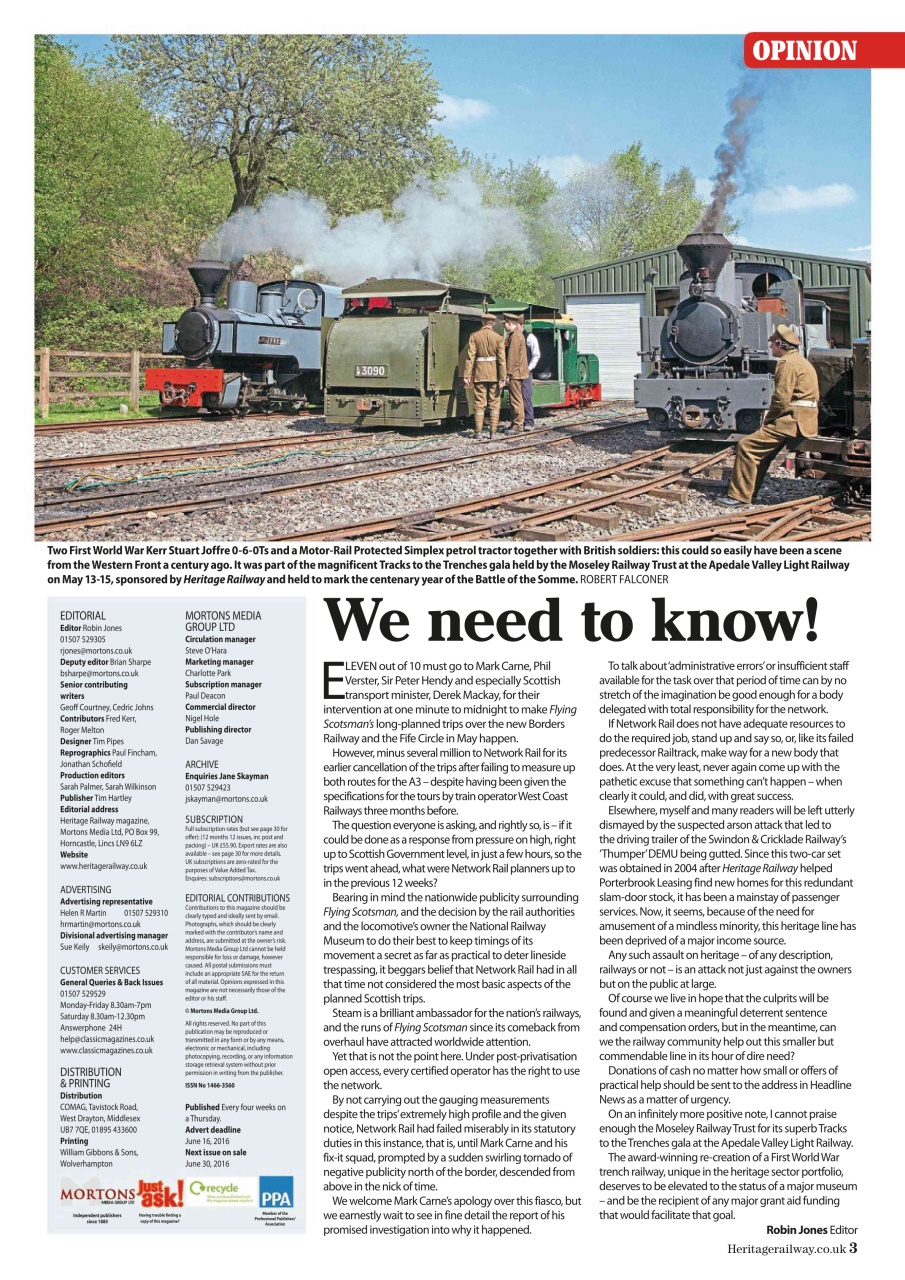 Heritage Railway Preview Pages