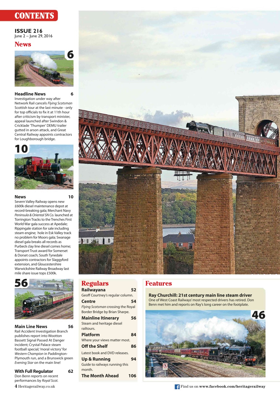 Heritage Railway Preview Pages
