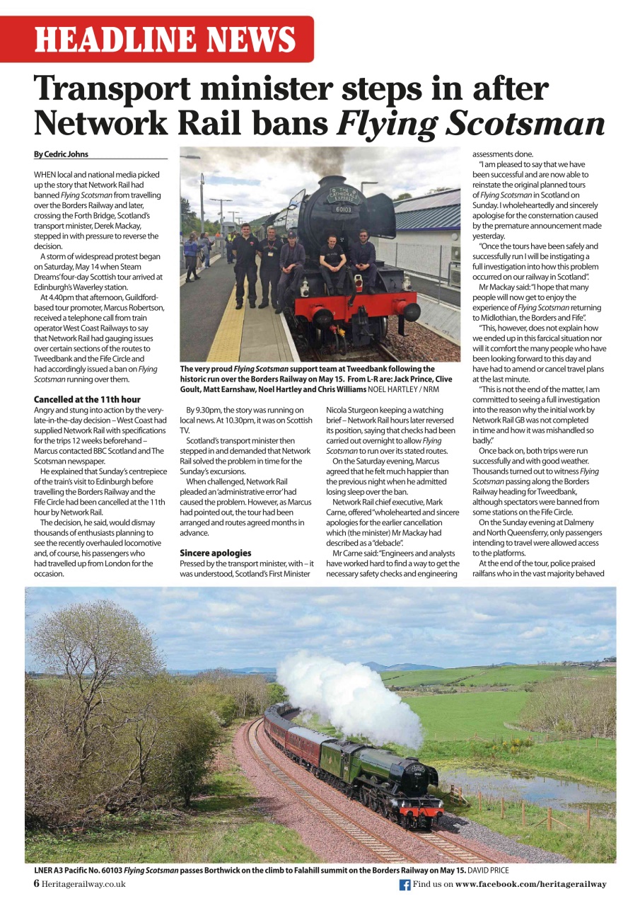Heritage Railway Preview Pages