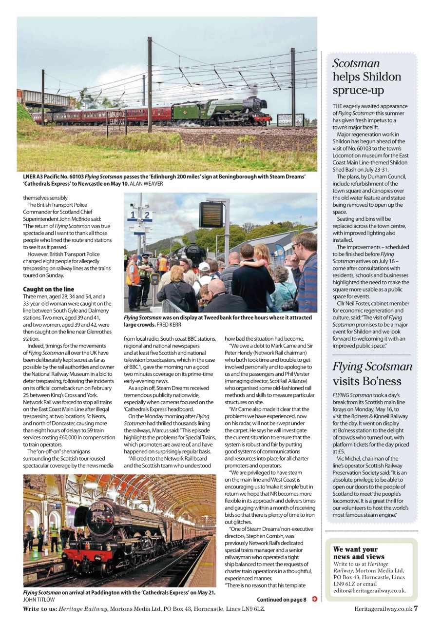 Heritage Railway Preview Pages