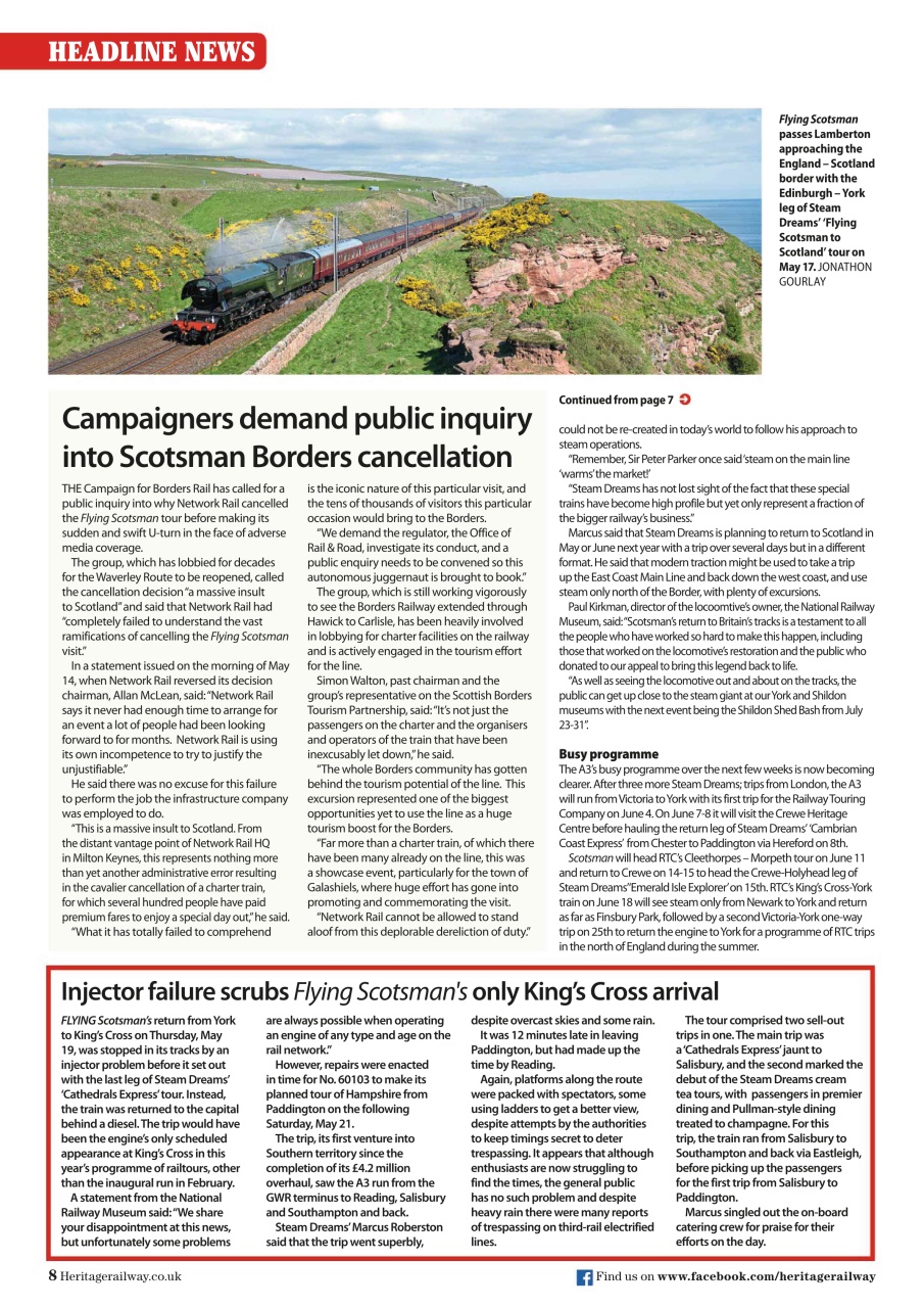 Heritage Railway Preview Pages