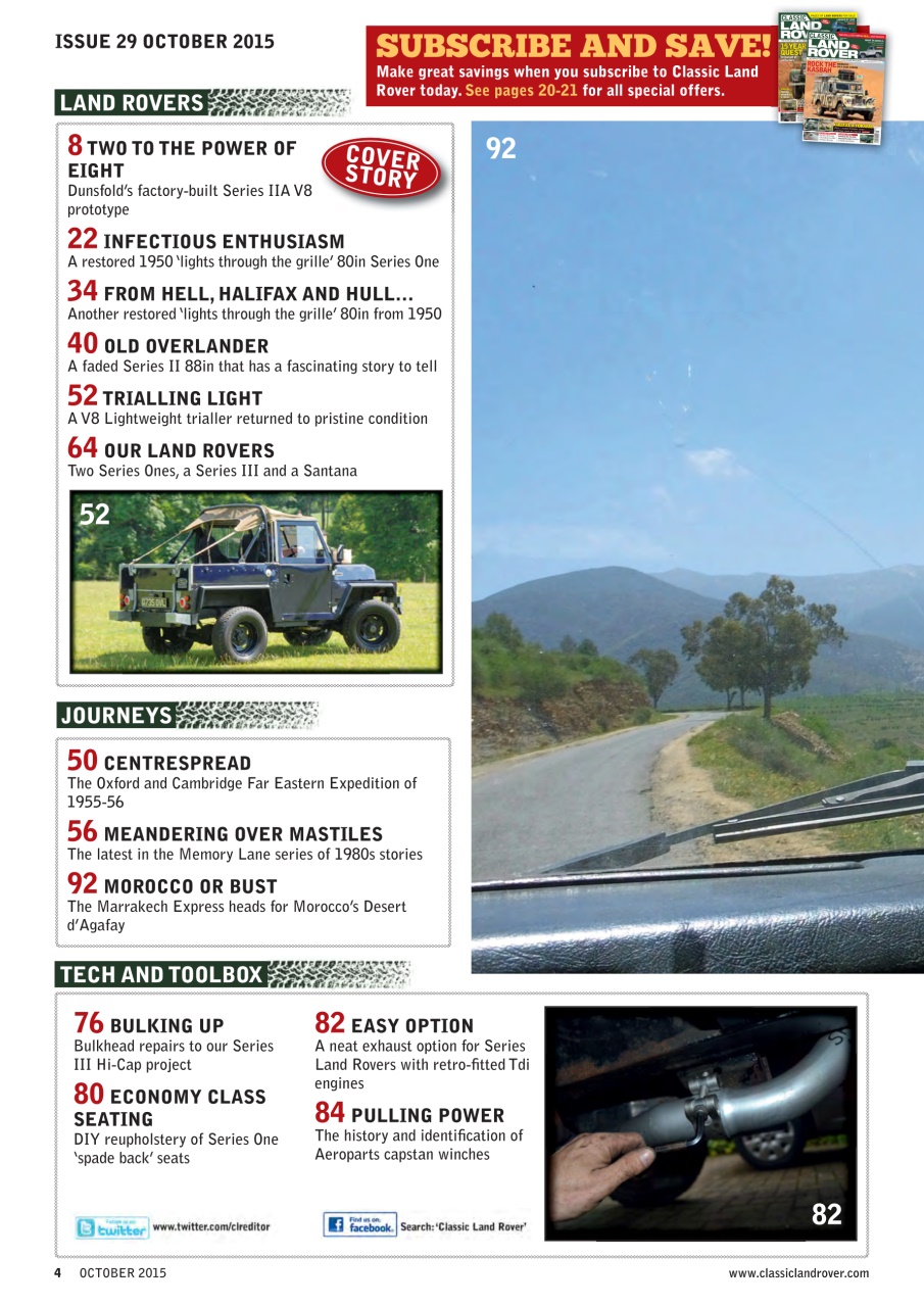 Classic Land Rover Magazine Preview Pages