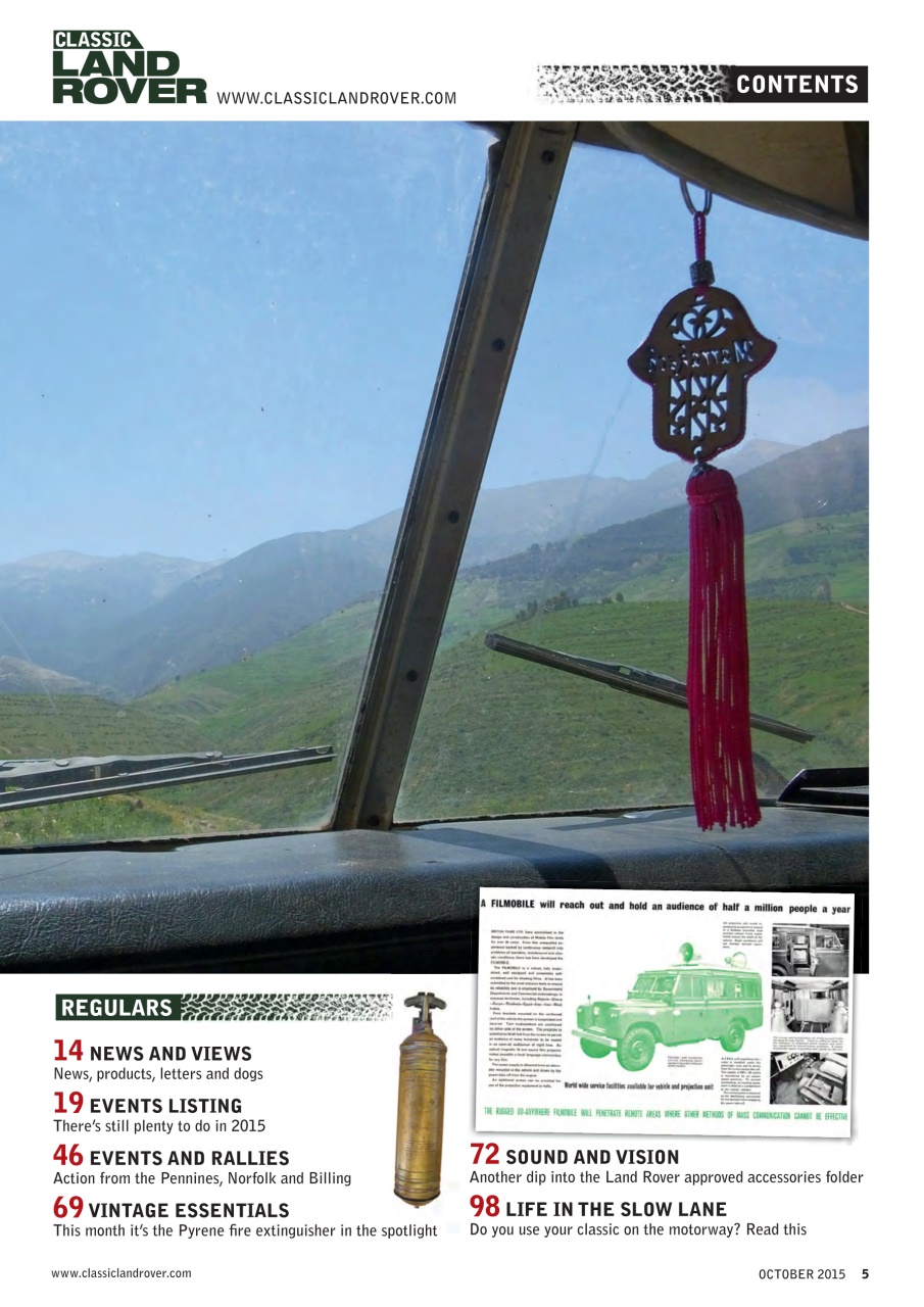 Classic Land Rover Magazine Preview Pages