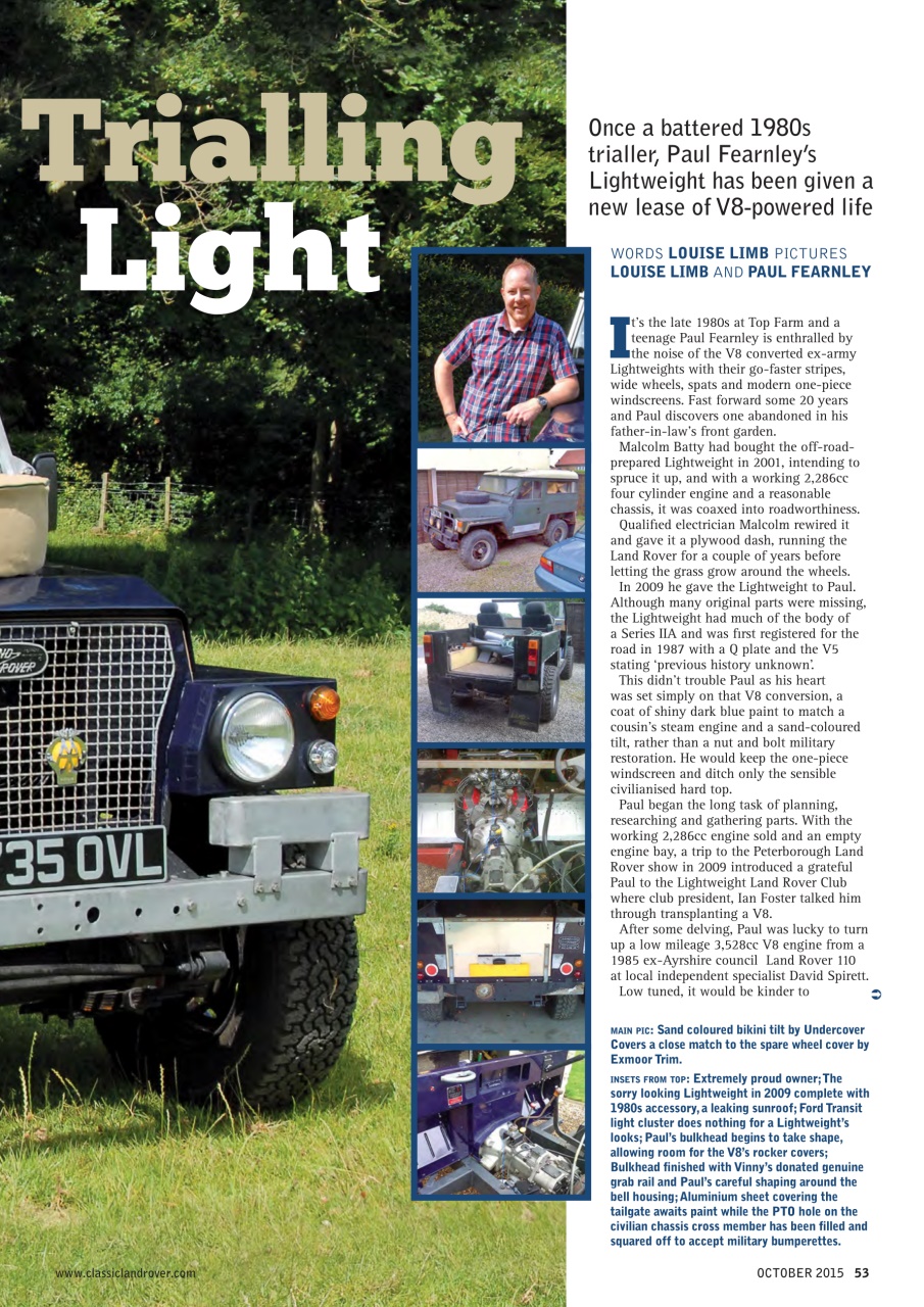 Classic Land Rover Magazine Preview Pages