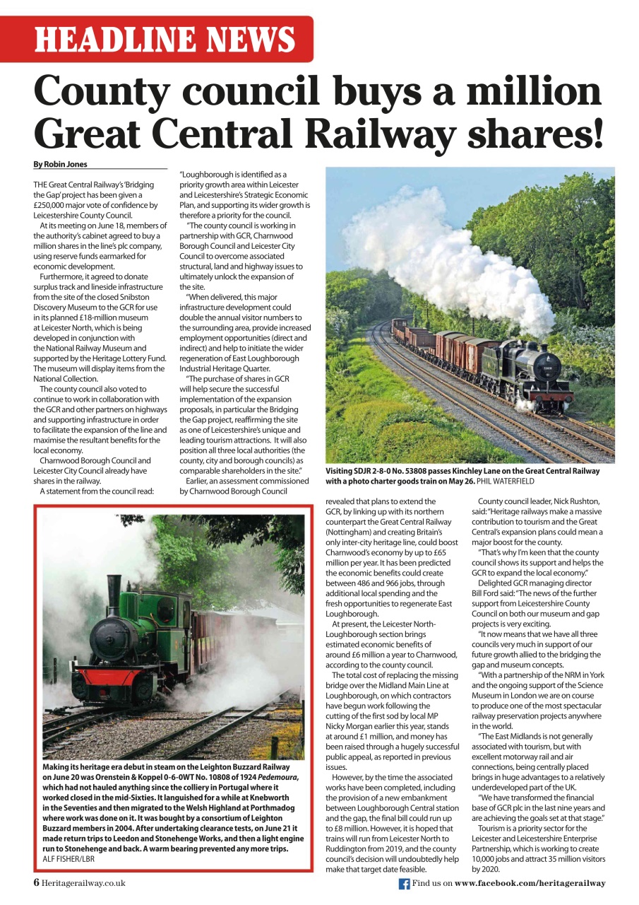 Heritage Railway Preview Pages