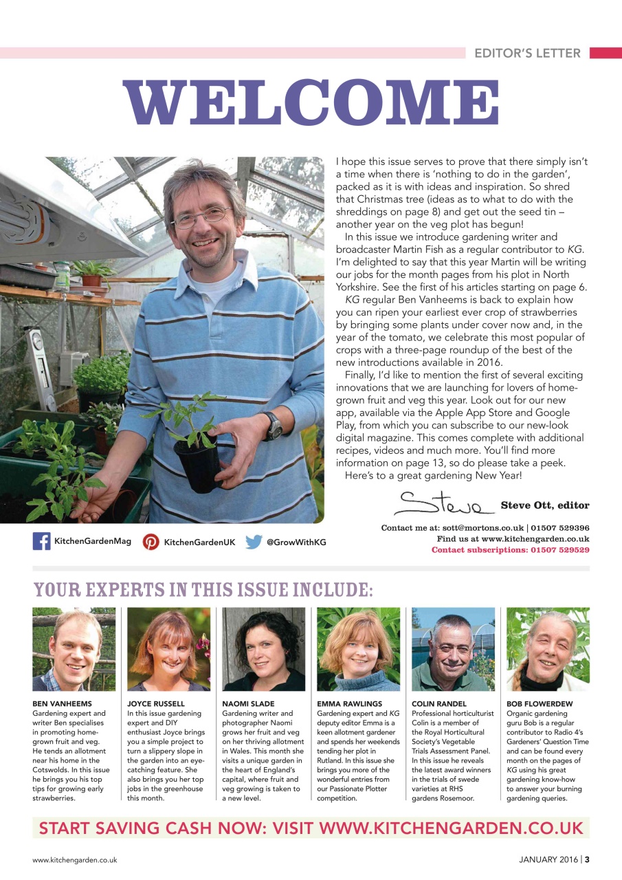 Kitchen Garden Magazine Preview Pages
