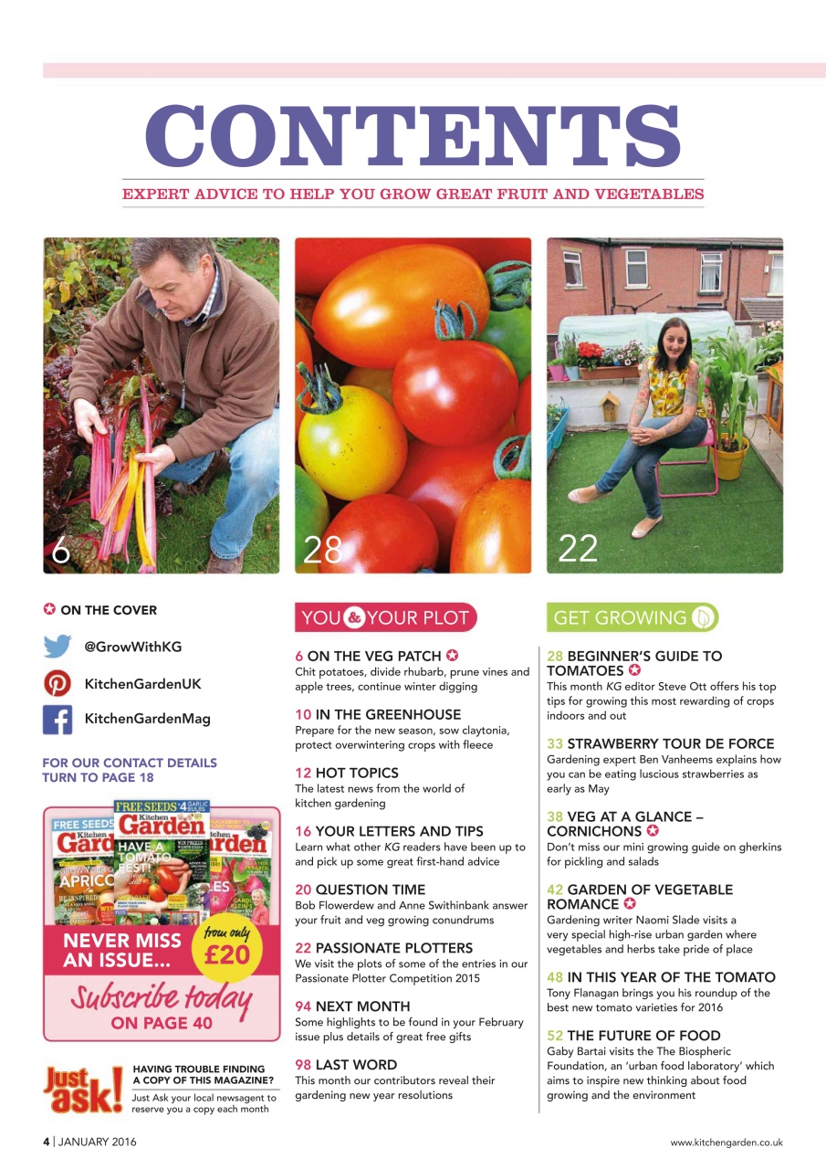 Kitchen Garden Magazine Preview Pages