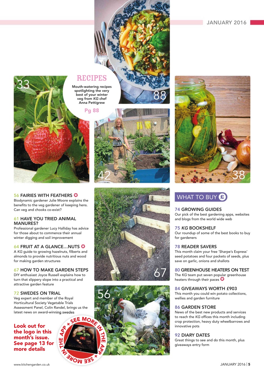 Kitchen Garden Magazine Preview Pages