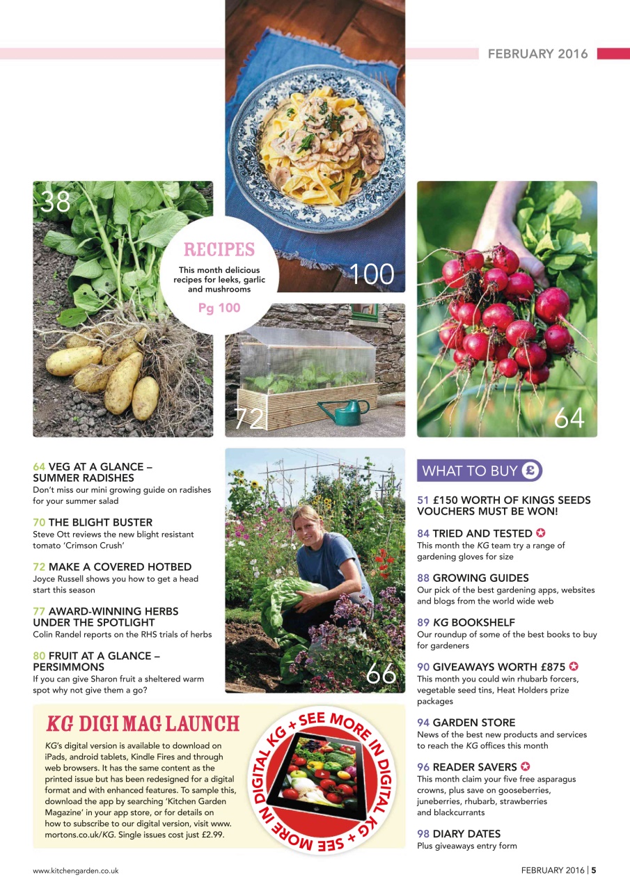 Kitchen Garden Magazine Preview Pages