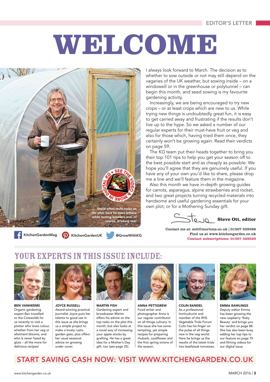 Kitchen Garden Magazine Preview Pages