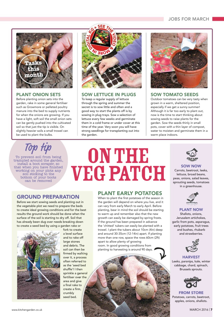 Kitchen Garden Magazine Preview Pages