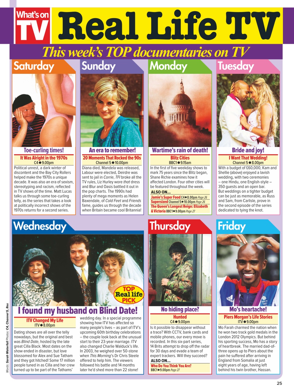 What's on TV Preview Pages