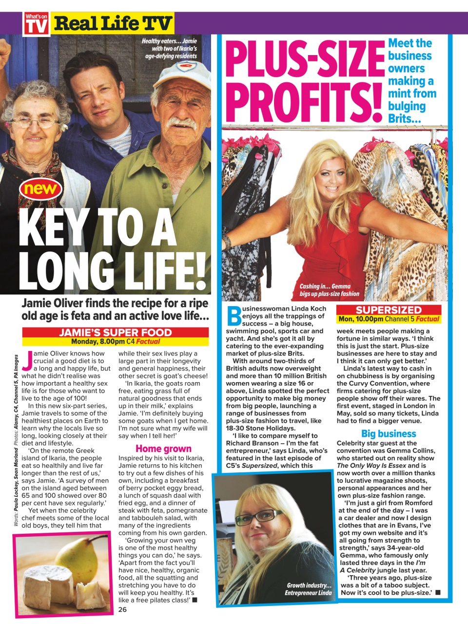 What's on TV Preview Pages