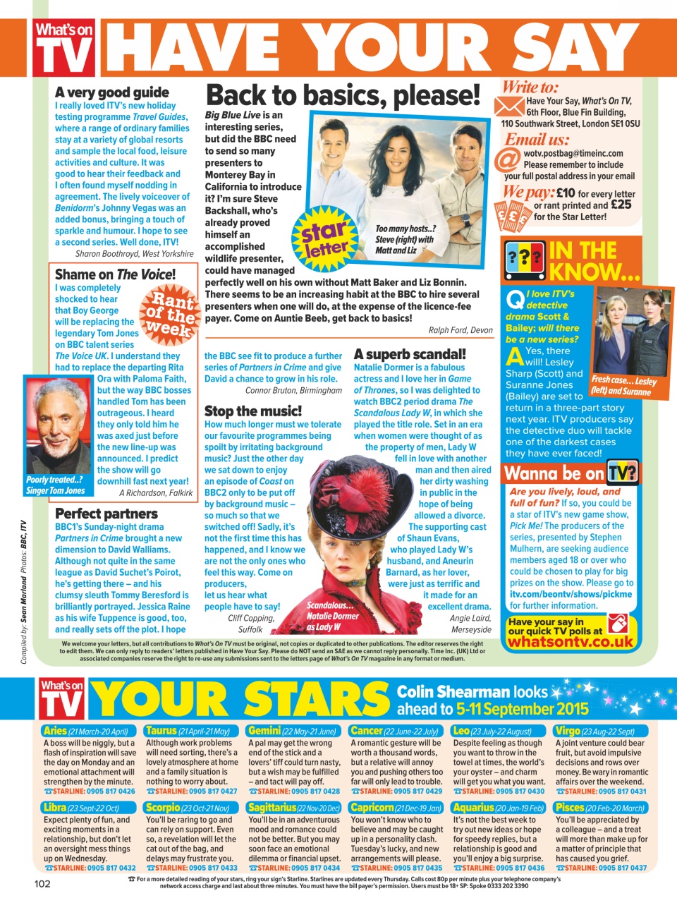 What's on TV Preview Pages