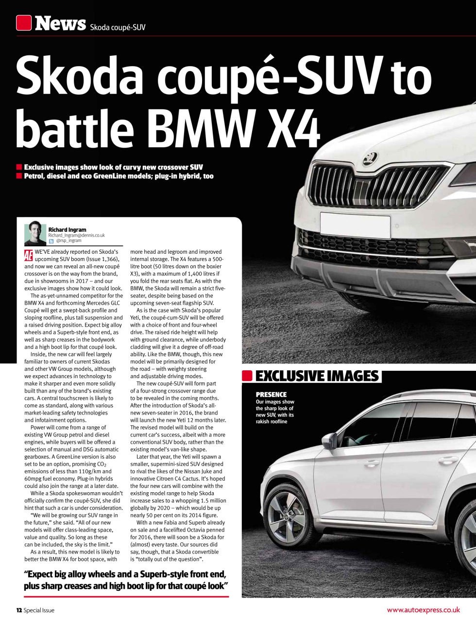 Auto Express Preview Pages