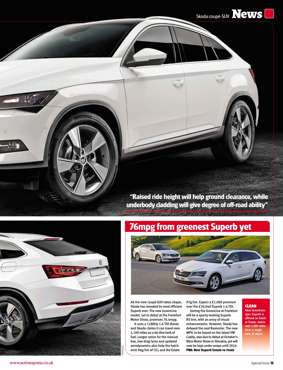 Auto Express Preview Pages