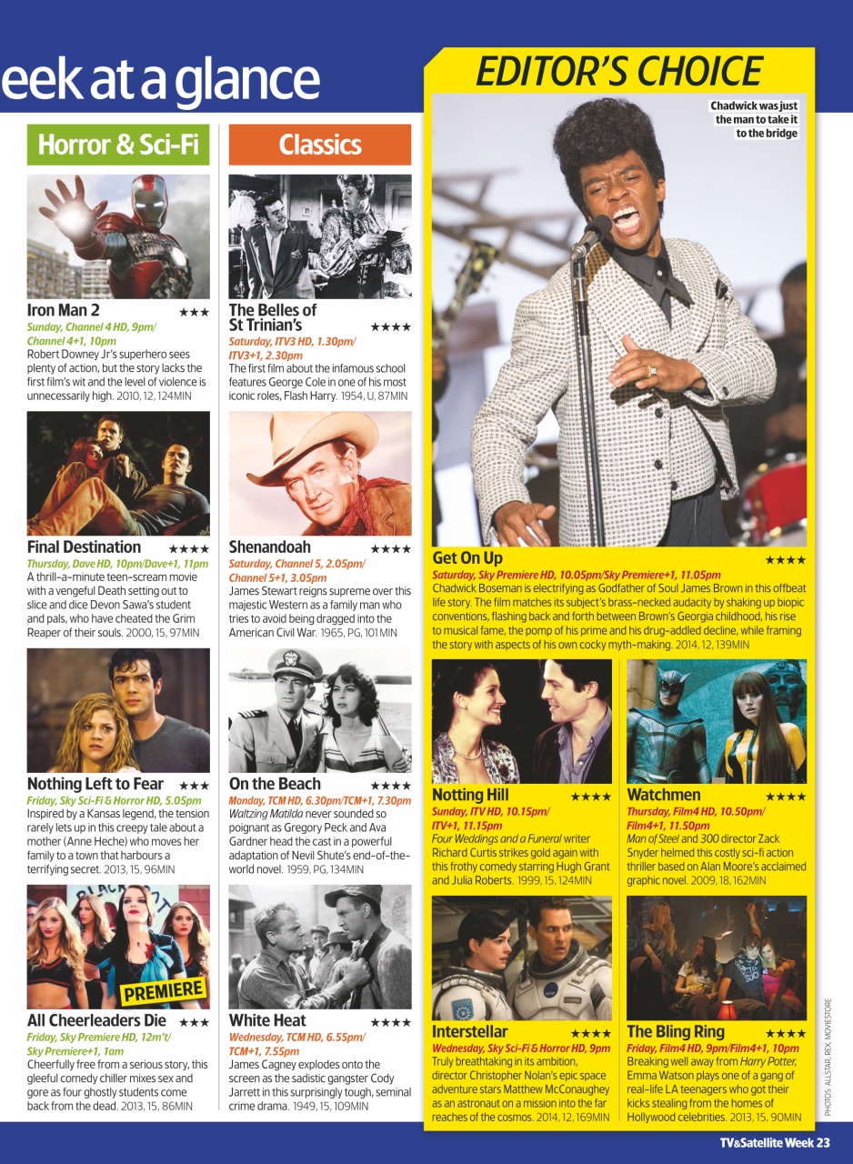 TV & Satellite Week Preview Pages