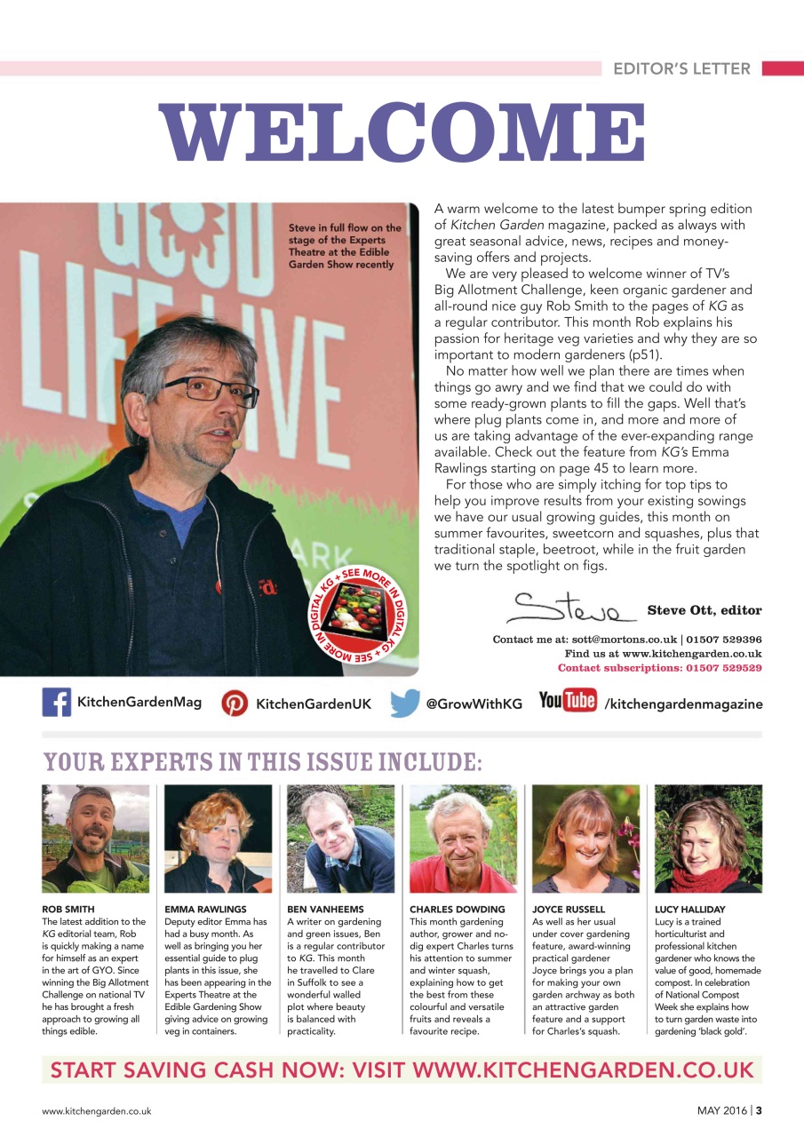 Kitchen Garden Magazine Preview Pages