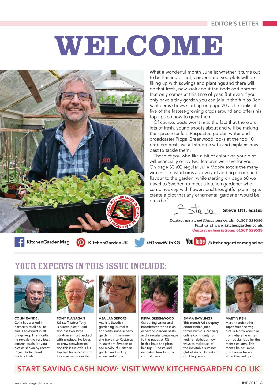 Kitchen Garden Magazine Preview Pages