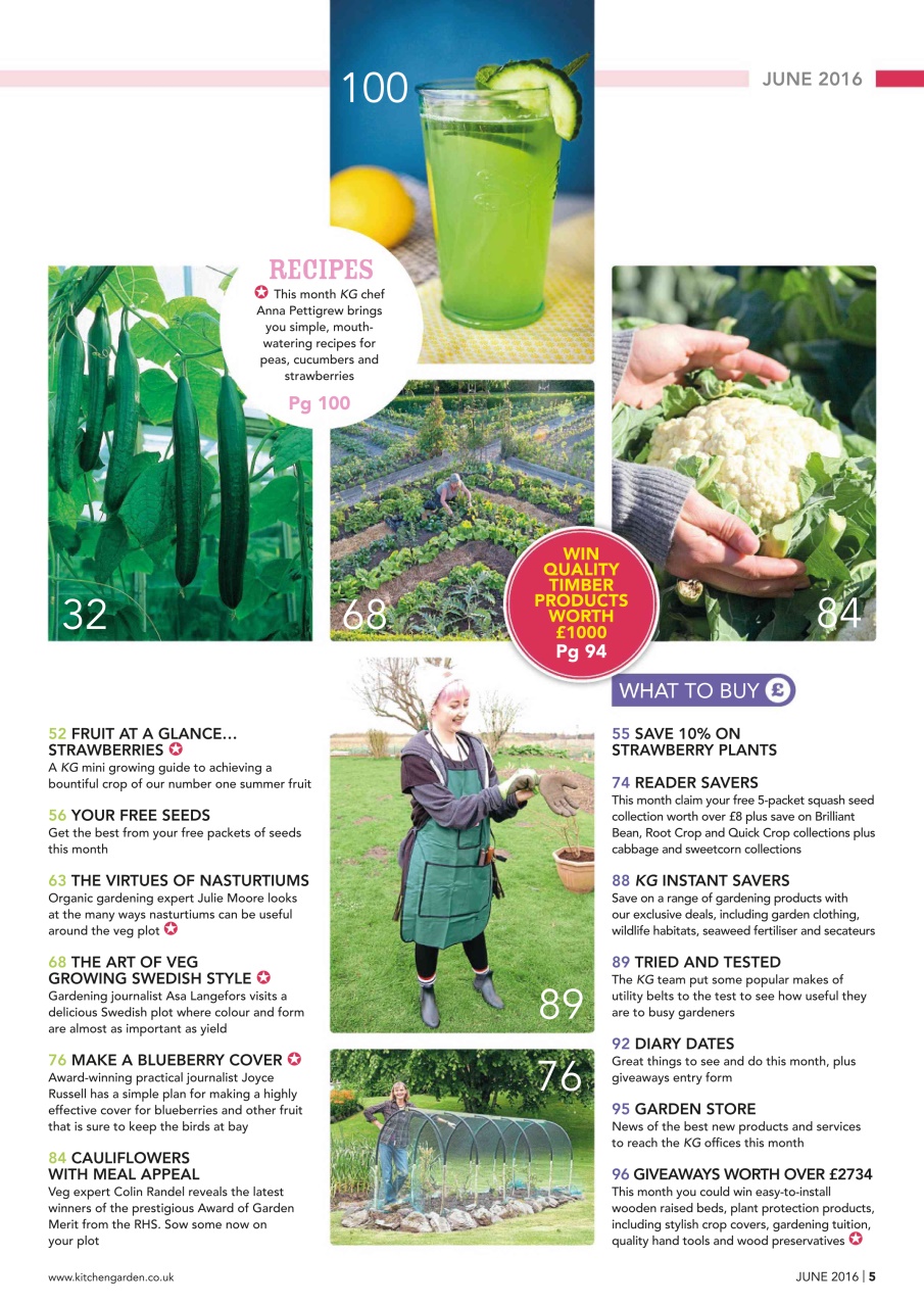 Kitchen Garden Magazine Preview Pages
