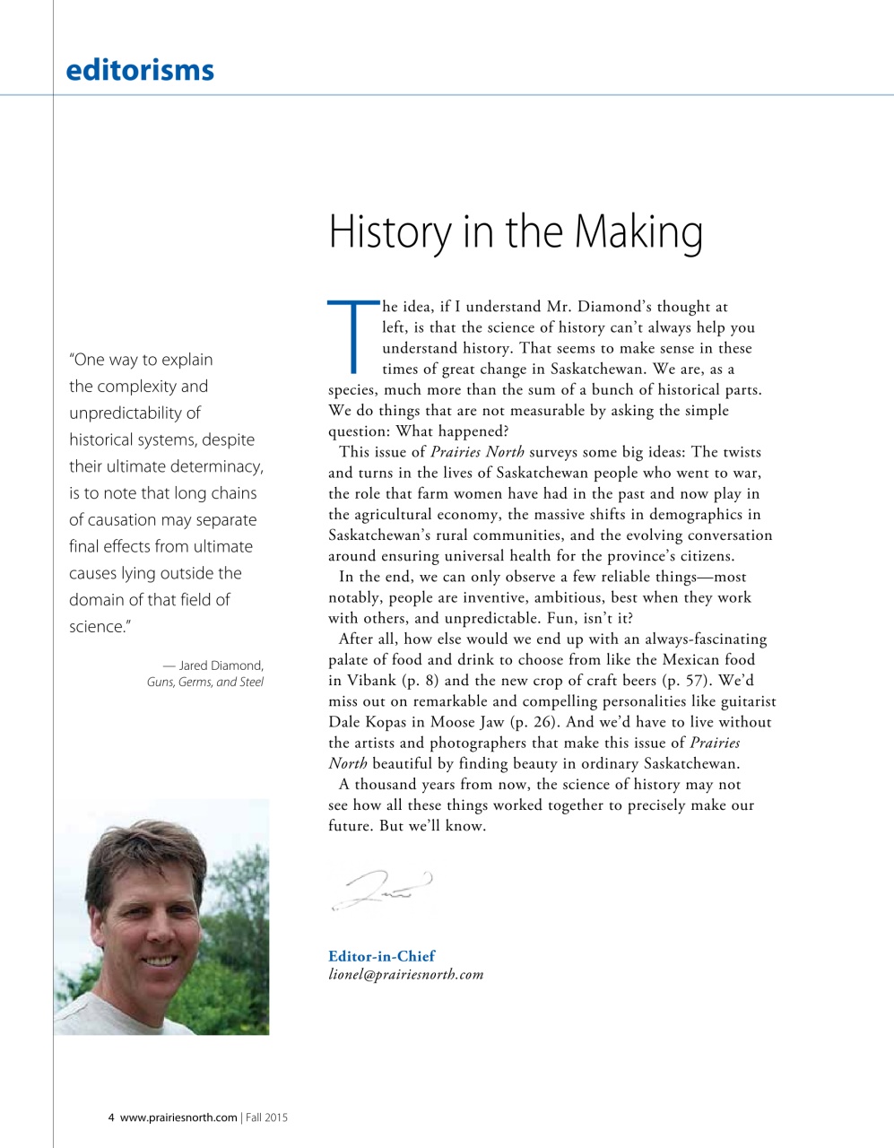 Prairies North Magazine Preview Pages