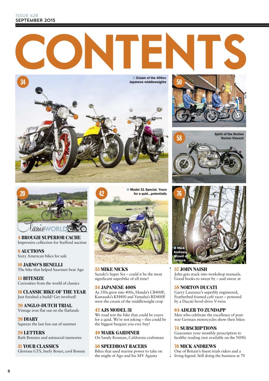 Classic Bike Preview Pages