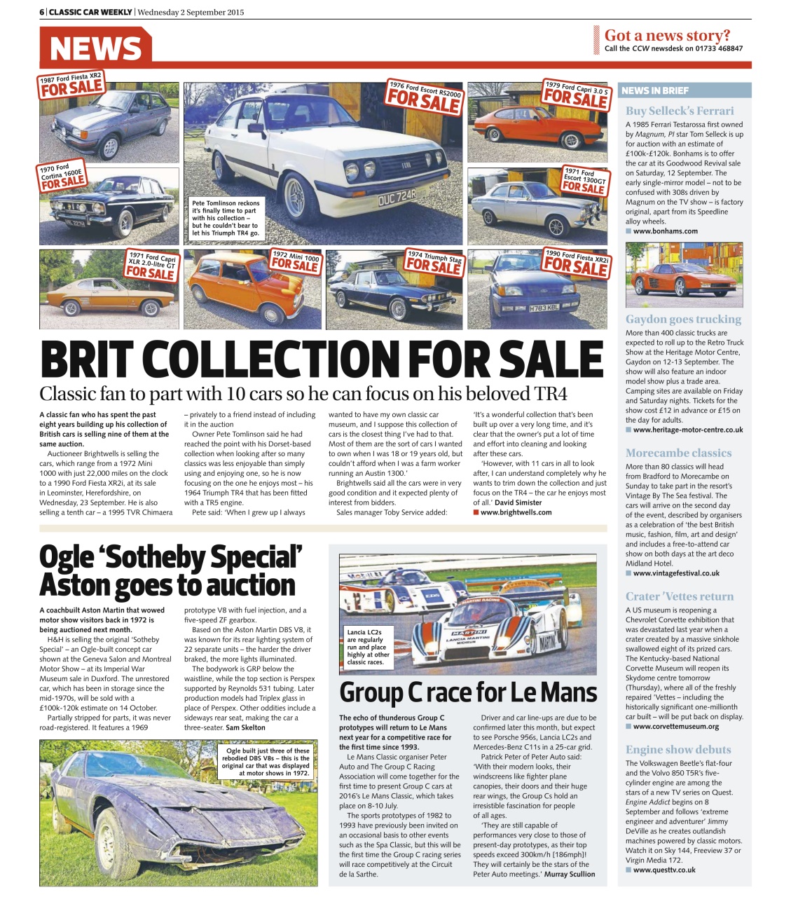 Classic Car Weekly Preview Pages