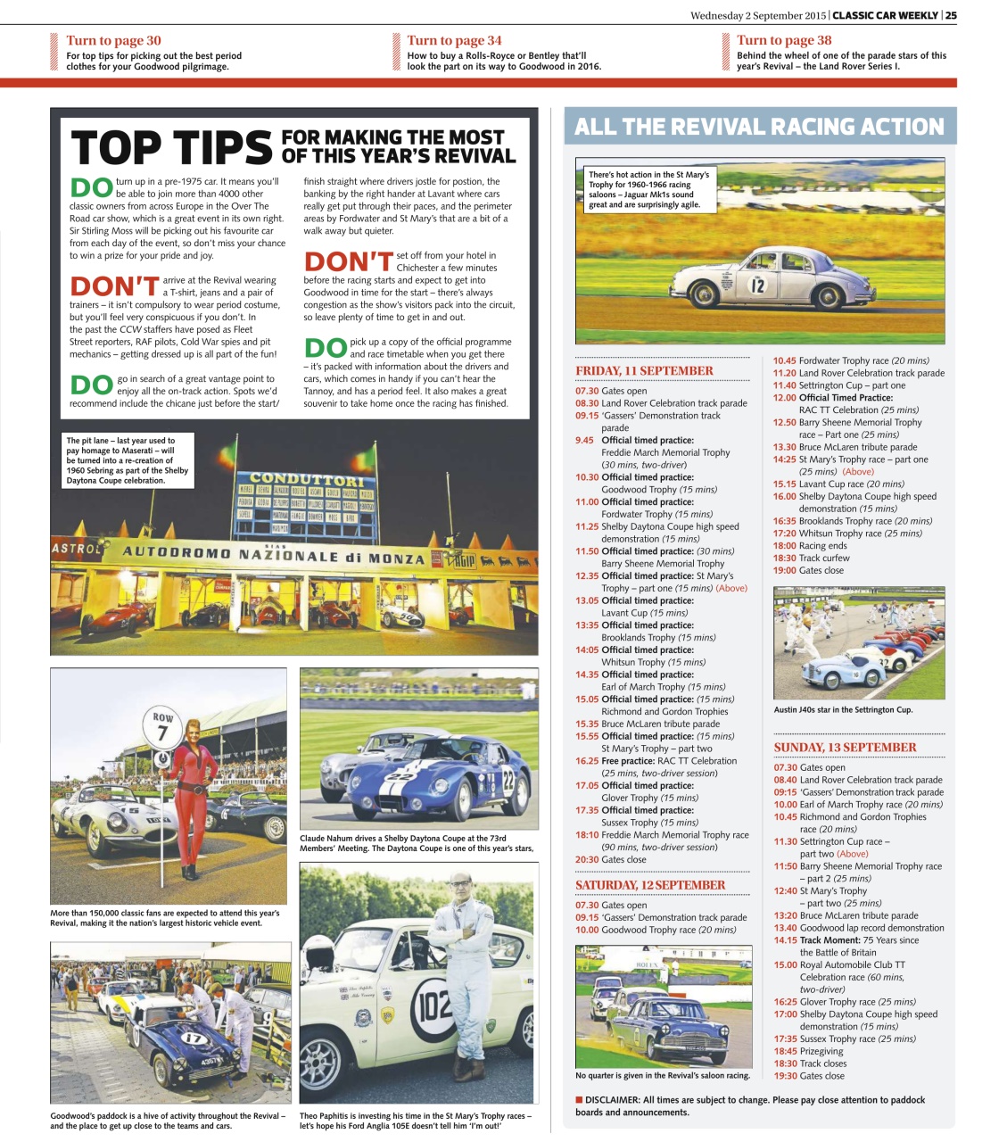 Classic Car Weekly Preview Pages