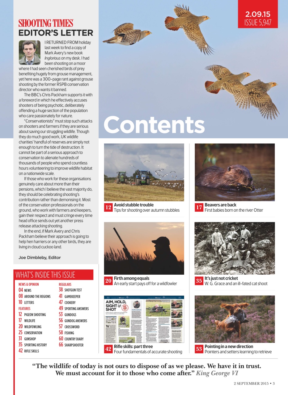Shooting Times & Country Preview Pages