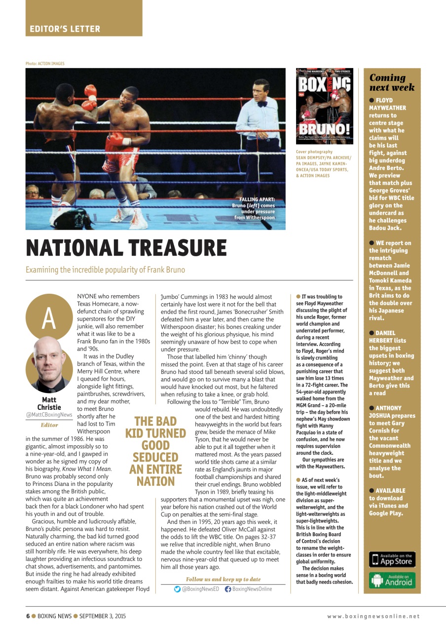 Boxing News Preview Pages