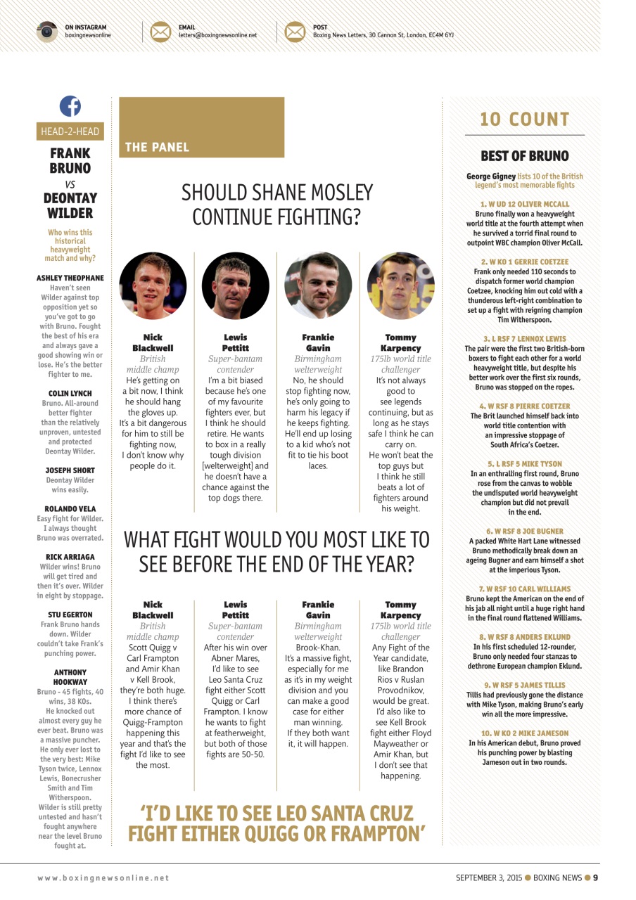 Boxing News Preview Pages