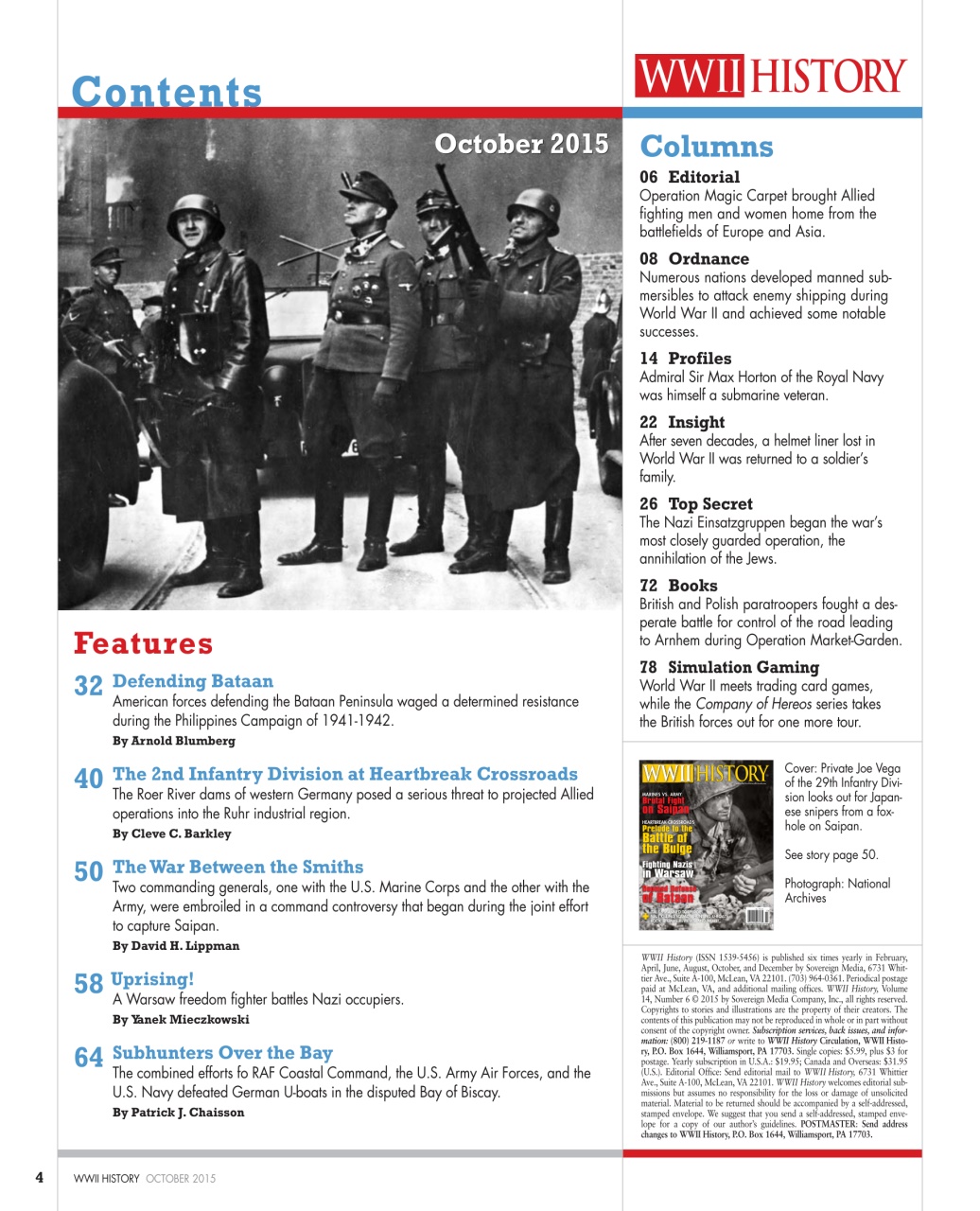 WW2 History Magazine Preview Pages