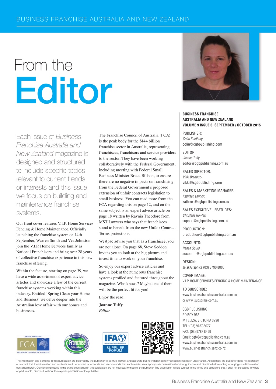 Business Franchise Australia&NZ Preview Pages