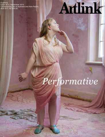 Artlink Magazine issue Performative