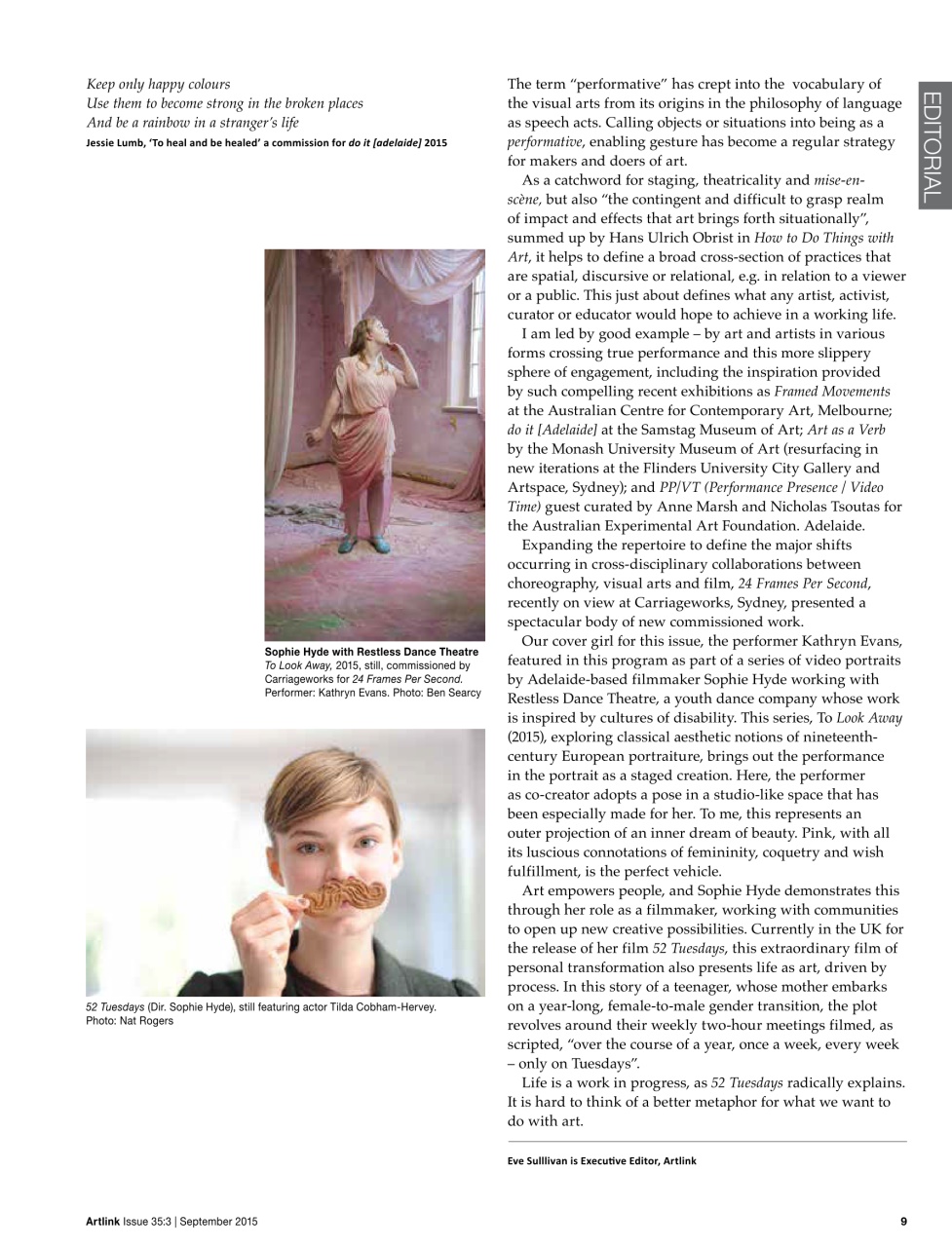 Artlink Magazine Preview Pages