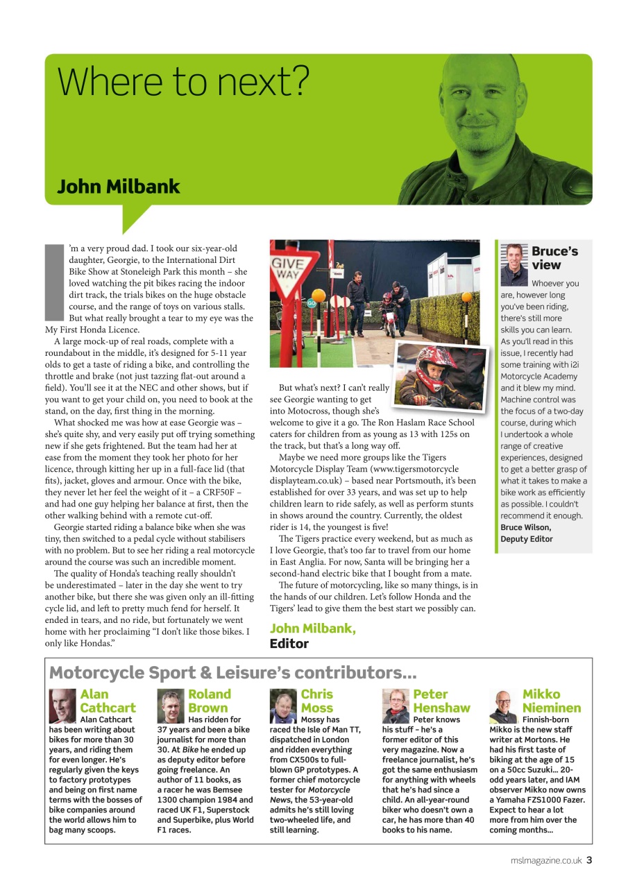 Motorcycle Sport & Leisure Preview Pages