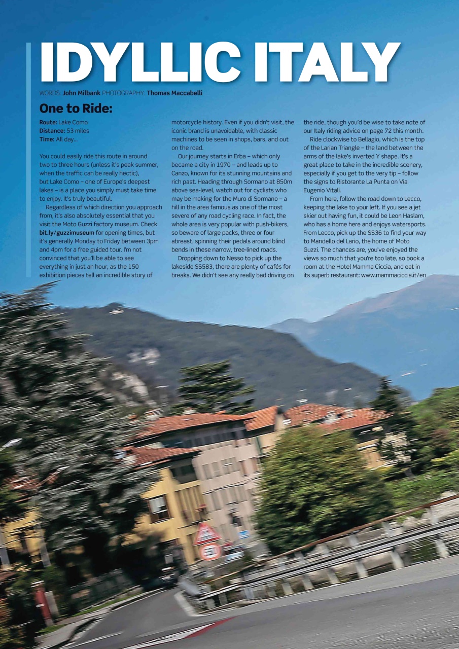 Motorcycle Sport & Leisure Preview Pages