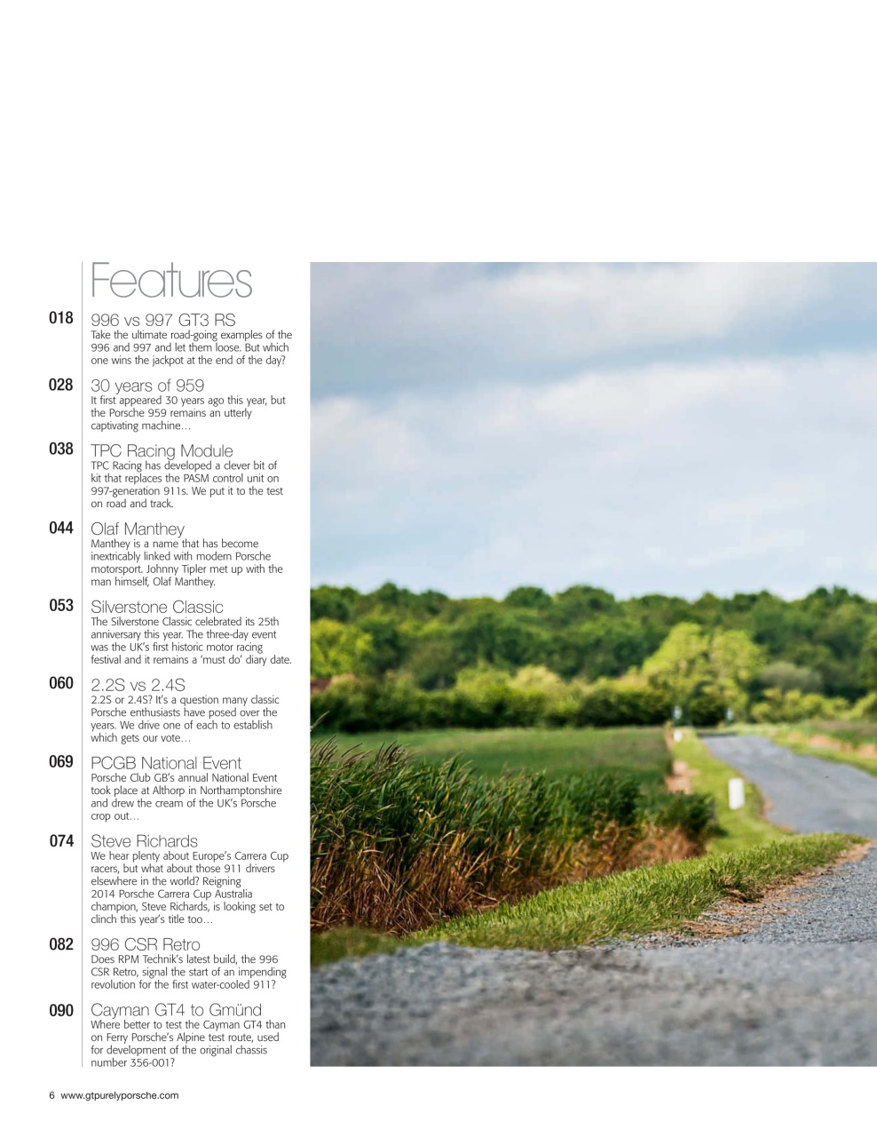 GT Porsche Preview Pages