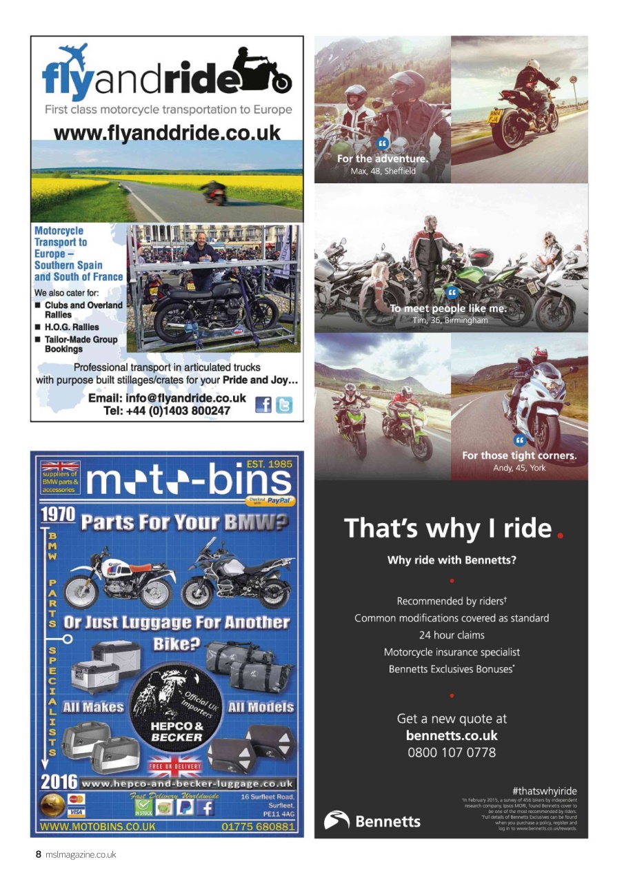 Motorcycle Sport & Leisure Preview Pages