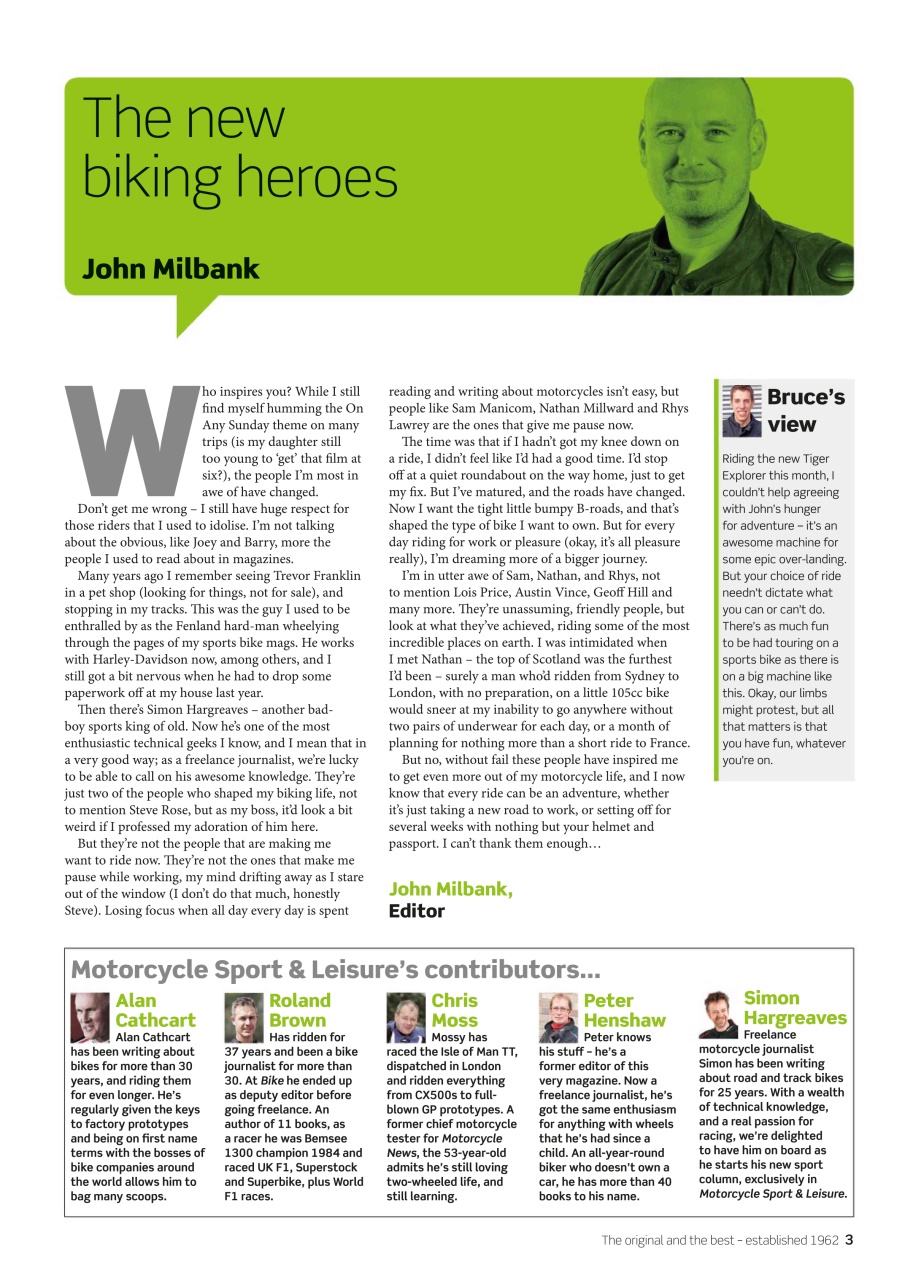 Motorcycle Sport & Leisure Preview Pages
