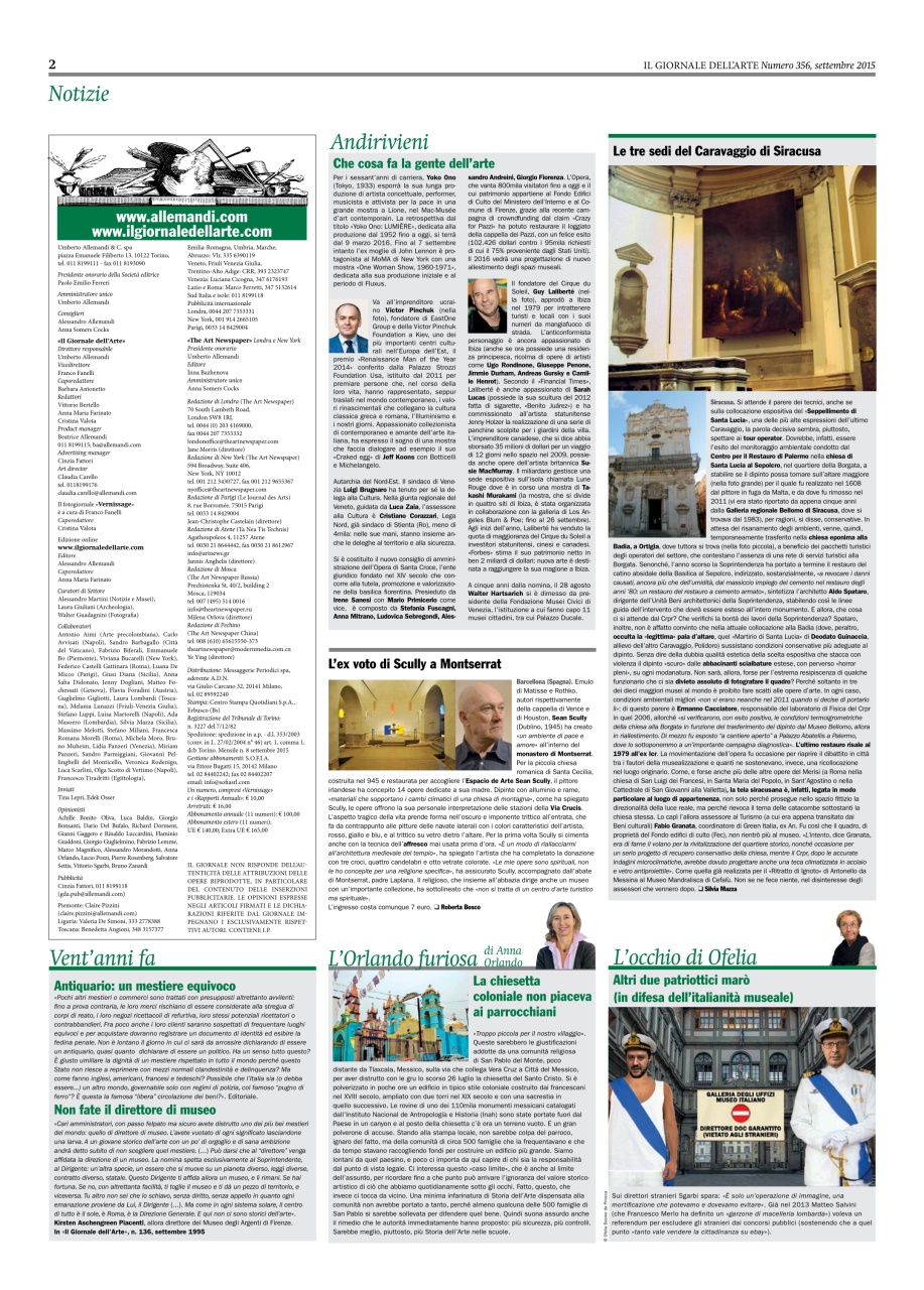 Il Giornale Dell’Arte Preview Pages
