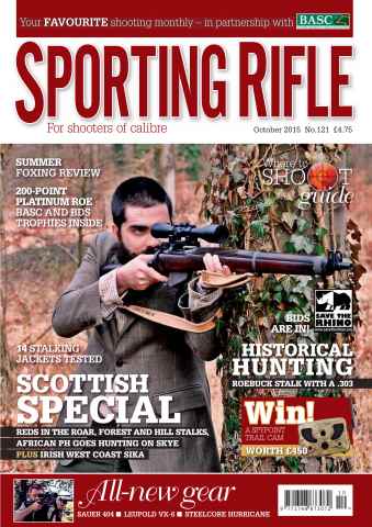 Sporting Rifle issue October 2015