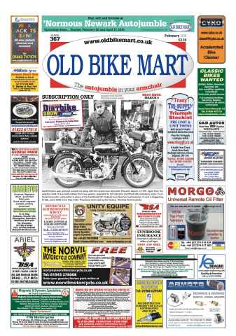 Old Bike Mart issue February 2016