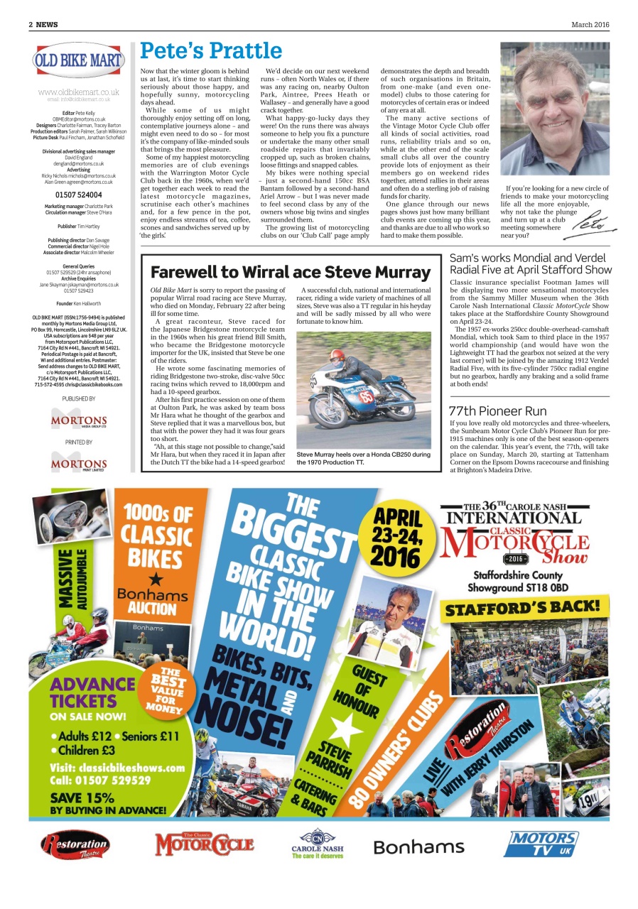 Old Bike Mart Preview Pages