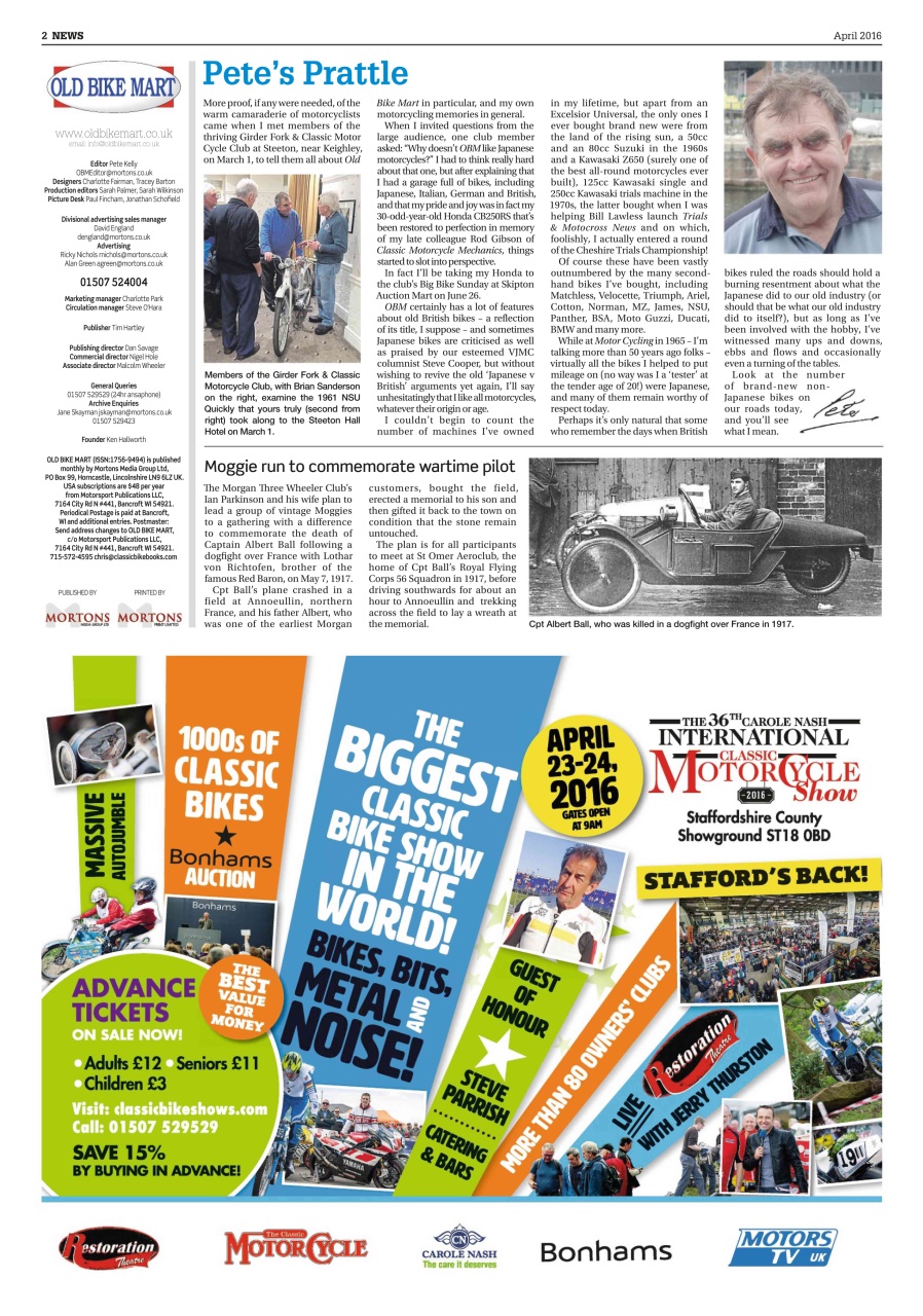 Old Bike Mart Preview Pages